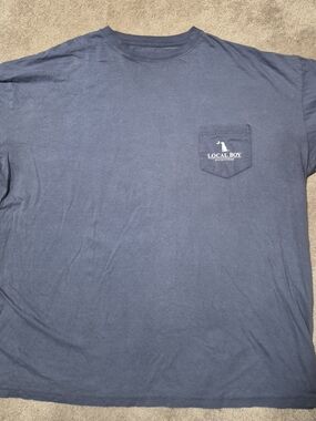 Local Boy Outfitters Navy Short-Sleeve Pocket Tee